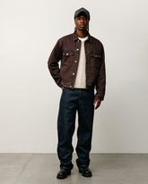 LINED DENIM TRUCKER JACKET